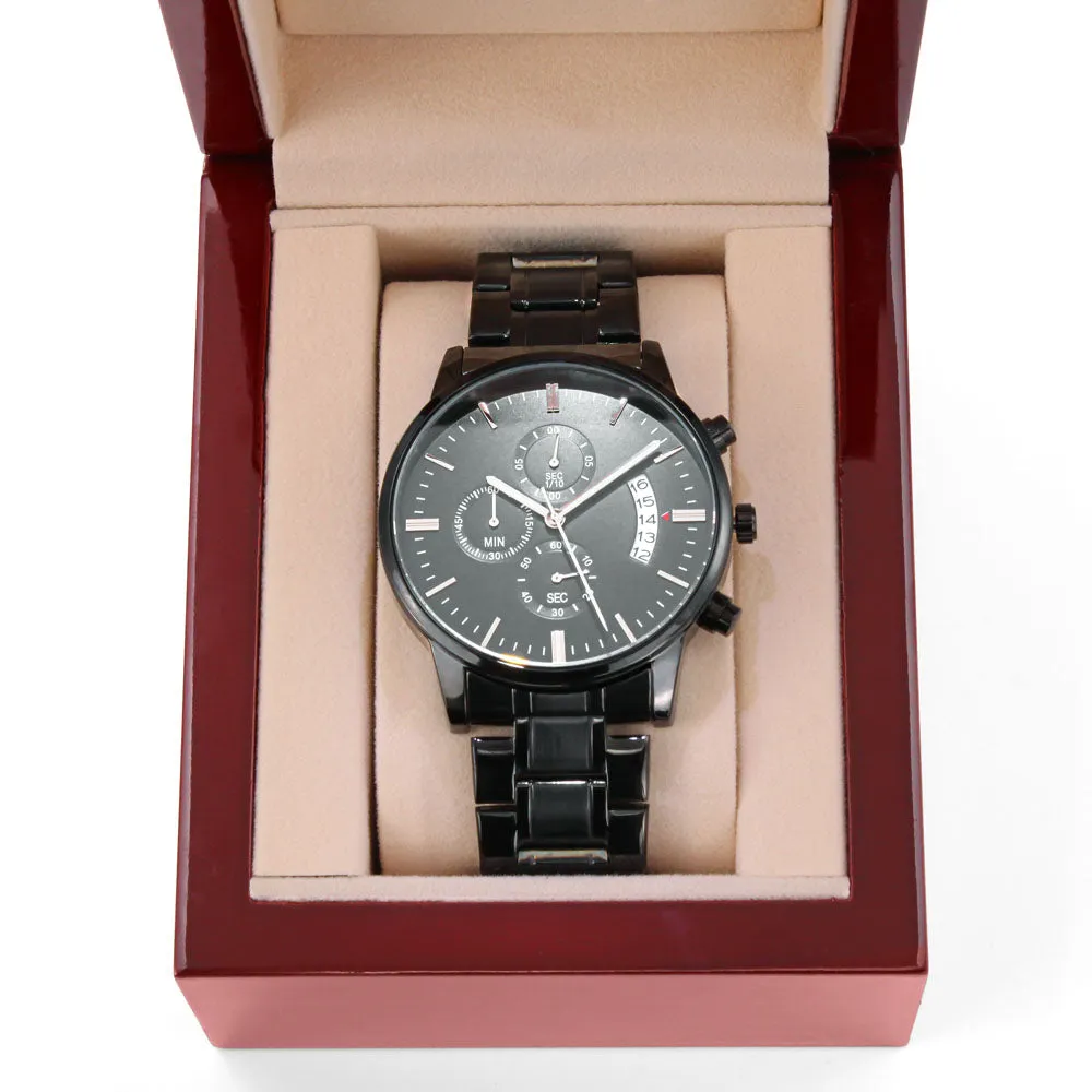 New Dad Gift Personalized, Actual Baby Footprint Watch, Actual Baby Handprint Watch, Engraved Watch for New Dad, Fathers Day Gift