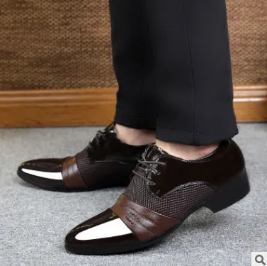 New men's fashion business casual shoes dress shoes