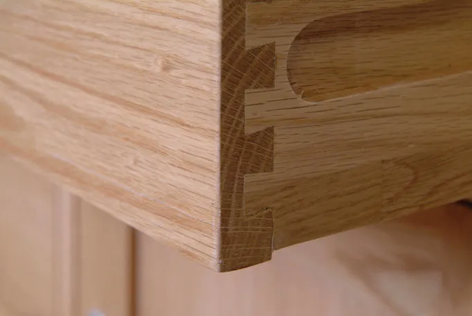 New Oxford Light Oak 3 Drawer High Bedside
