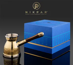NIKPAR Luxury Greek Coffee Pot Macedonian Collection