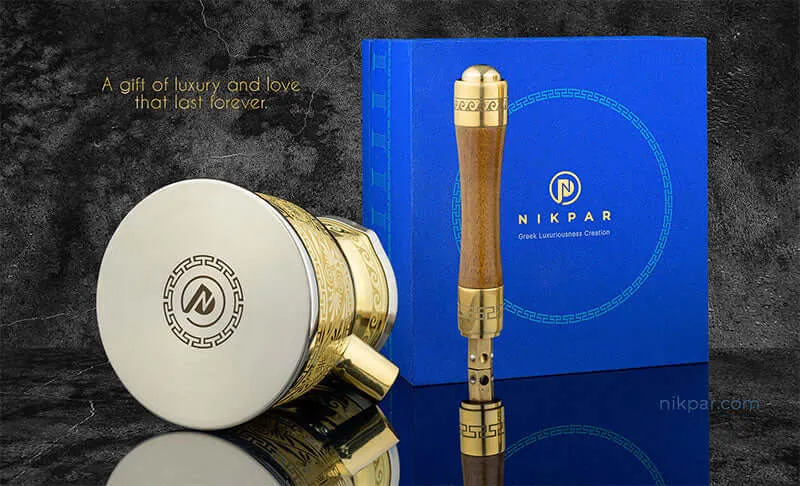 NIKPAR Luxury Greek Coffee Pot Macedonian Collection