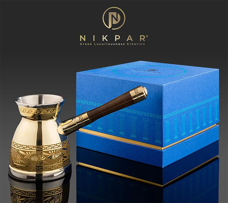 NIKPAR Luxury Greek Coffee Pot Macedonian Collection