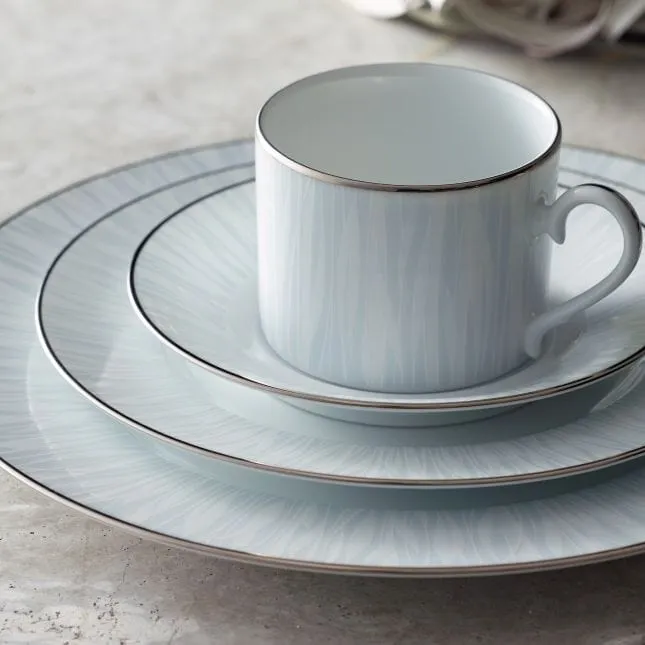Noritake Glacier Platinum Oval Platter 40cm GLAC022