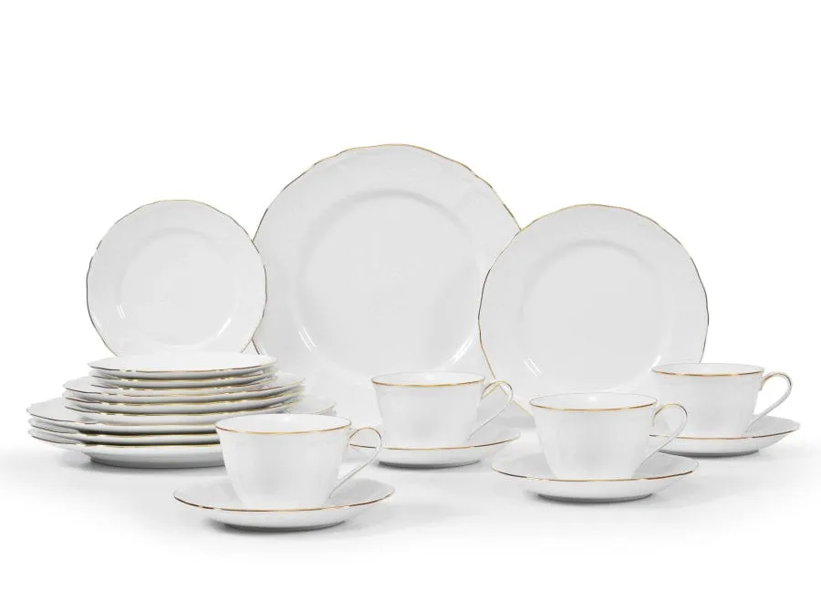 Noritake Princess Bouqet Gold Dinner Set 36 Piece PBG100