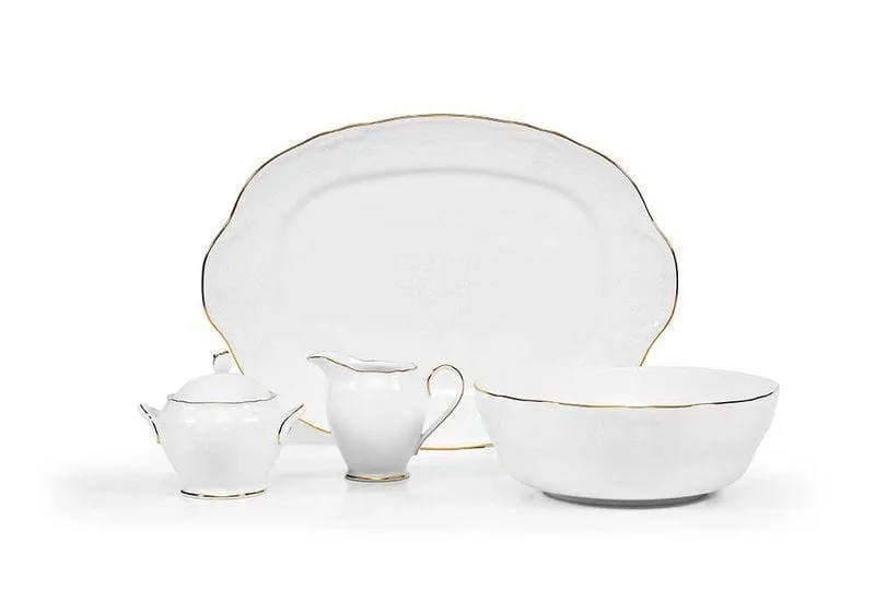 Noritake Princess Bouqet Gold Dinner Set 36 Piece PBG100