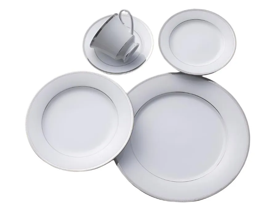 Noritake Toorak Platinum Dinner Set 36 Piece PLEAF100