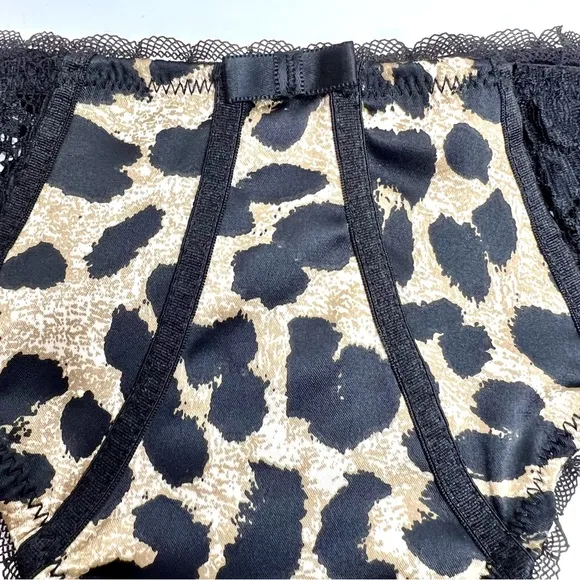 NWT DITA VON TEESE TULIP G-STRING ANIMAL PRINT LINGERIE PANTIE
