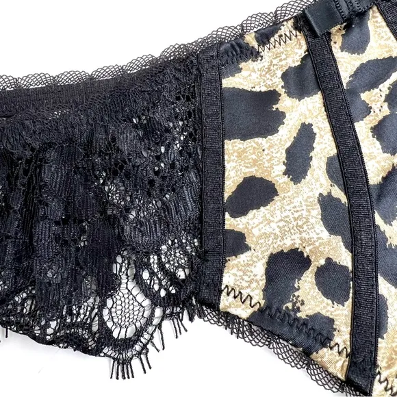 NWT DITA VON TEESE TULIP G-STRING ANIMAL PRINT LINGERIE PANTIE