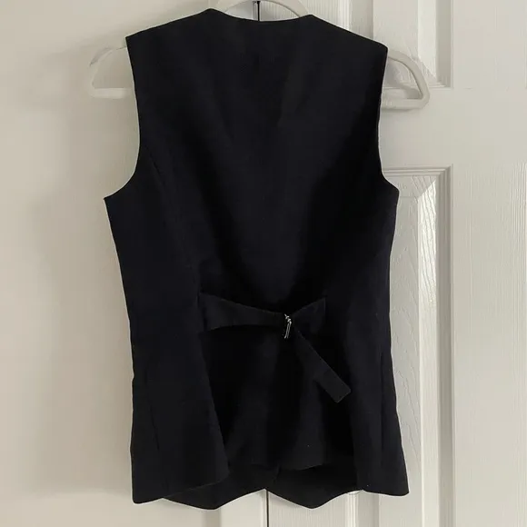 NWT ZARA Long Button Down Vest