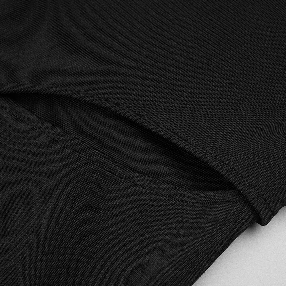One Shoulder Long Sleeve Cut Out Maxi Dress BD2489