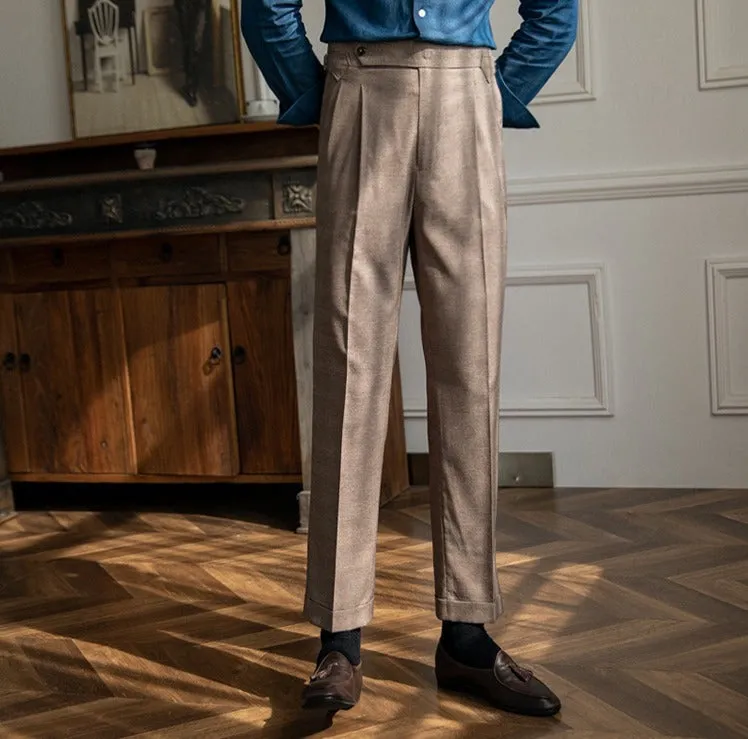 Oxford Checkered Straight Fit Trousers