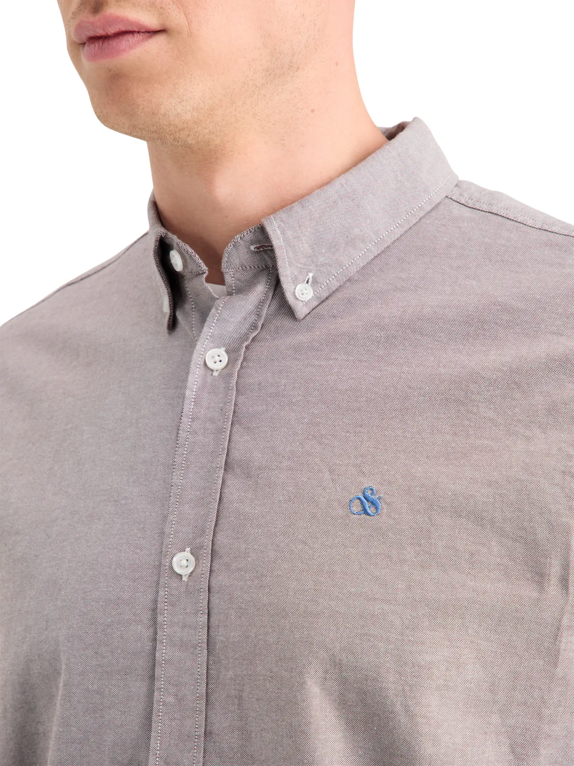 Oxford Shirt in Regular Fit - Rich Mahogany