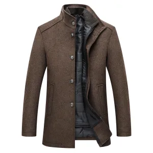 Oxford Wool Overcoat