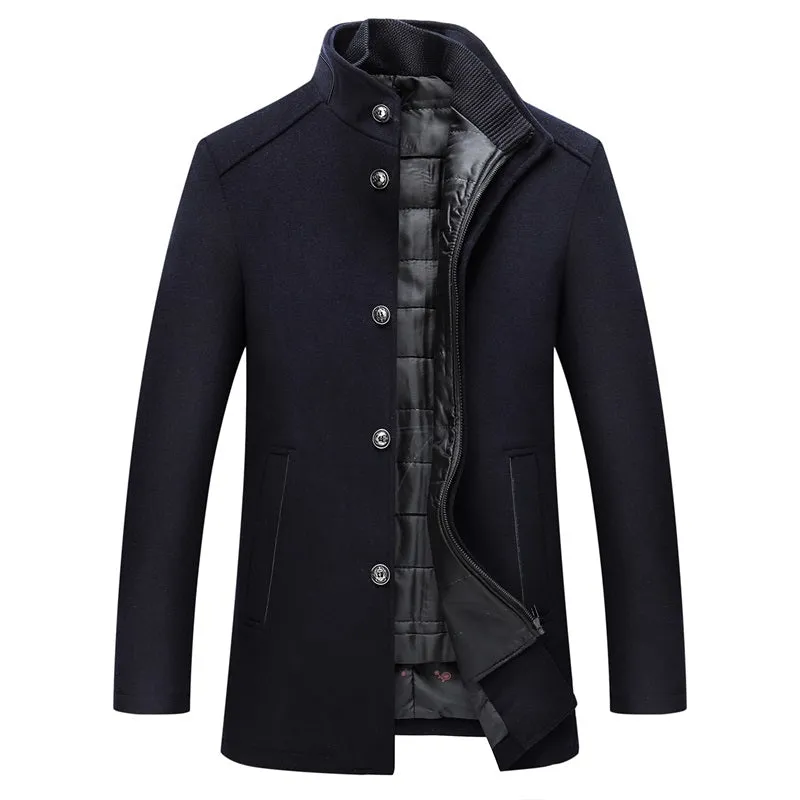 Oxford Wool Overcoat