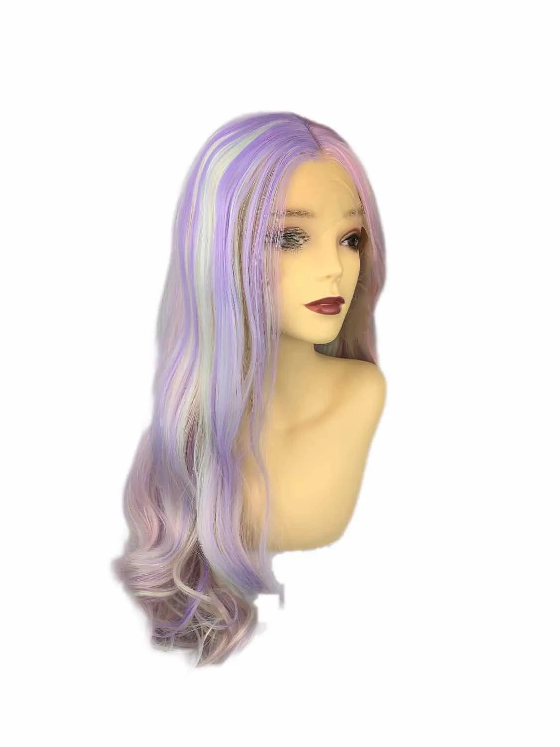 Pastel｜Synthetic Swiss Lace Front Wig