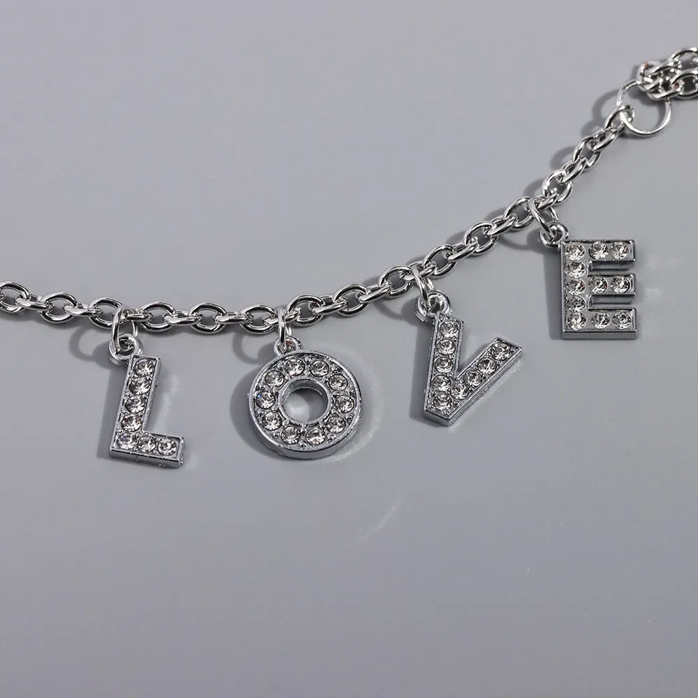 Personalized Crystal Letter G-String