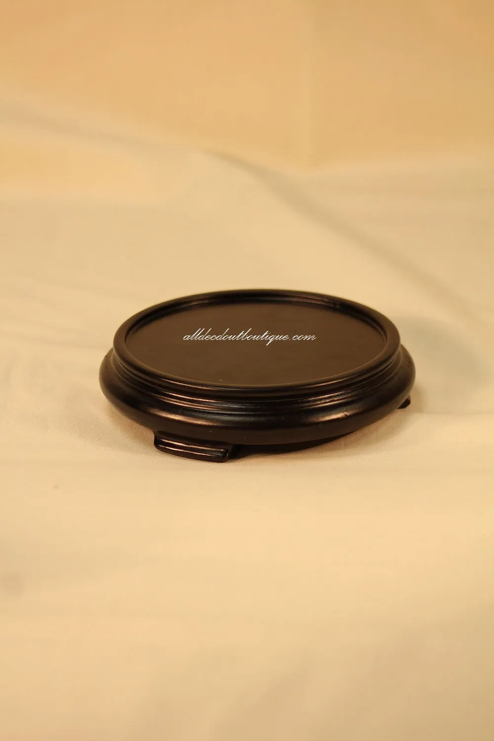 Pillar Candle Holder | 1" x 5" Round Wood