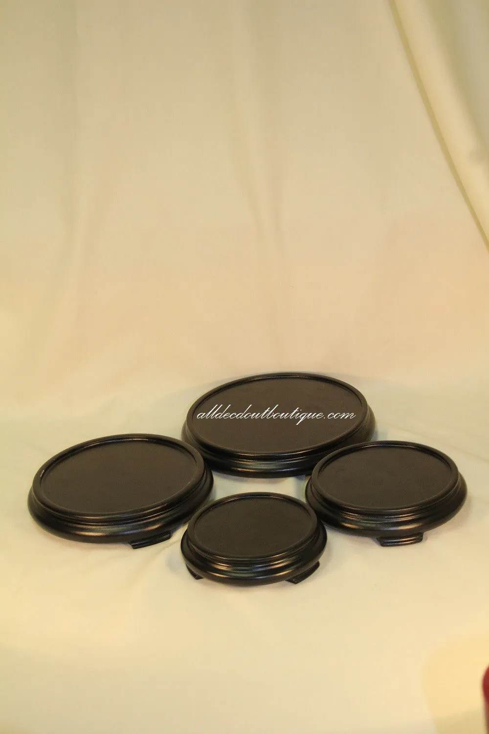 Pillar Candle Holder | 1" x 6" Round Wood