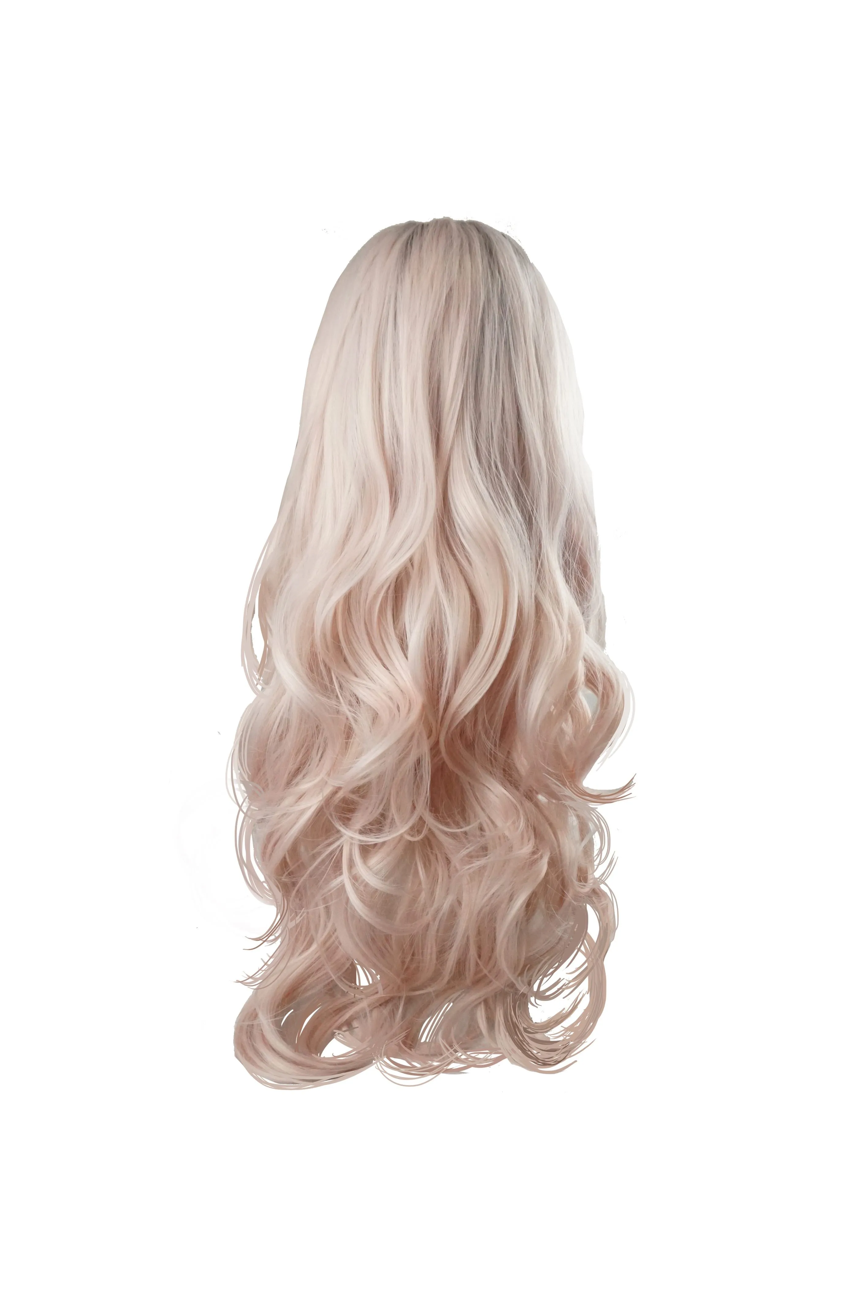 Pinkblack｜Synthetic Swiss Lace Front Wig