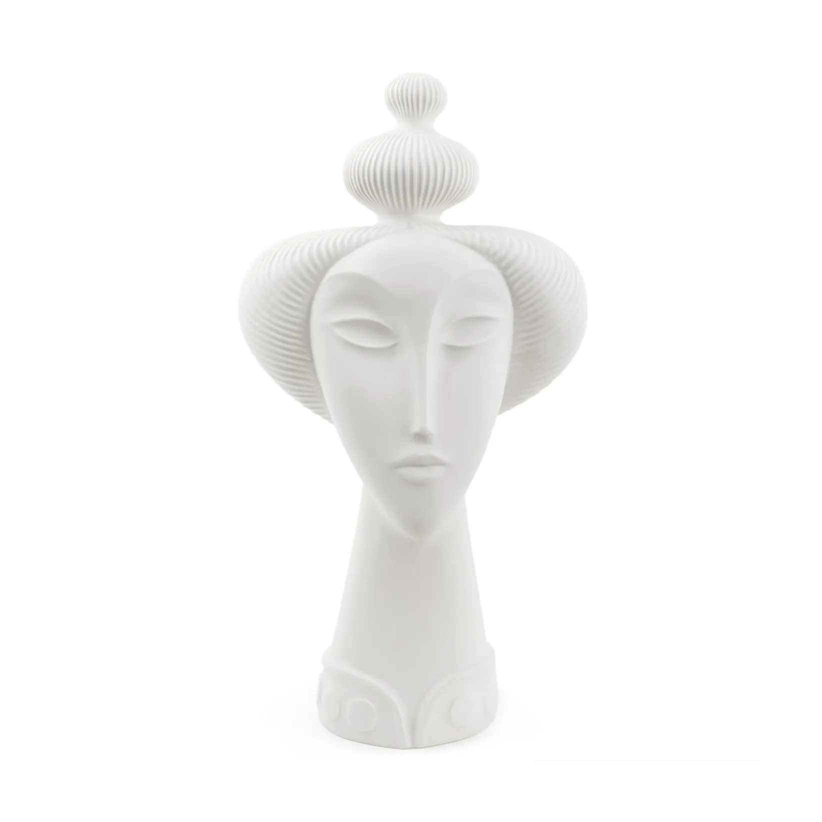 Porcelain Geisha Sculpture