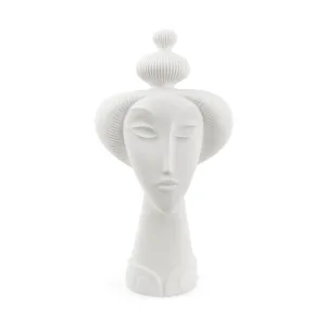 Porcelain Geisha Sculpture