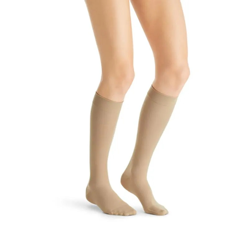 PR/1 JOBST ULTRASHEER WOMEN, KNEE HIGH, 15-20MMHG, MD, NATURAL, CLOSED TOE