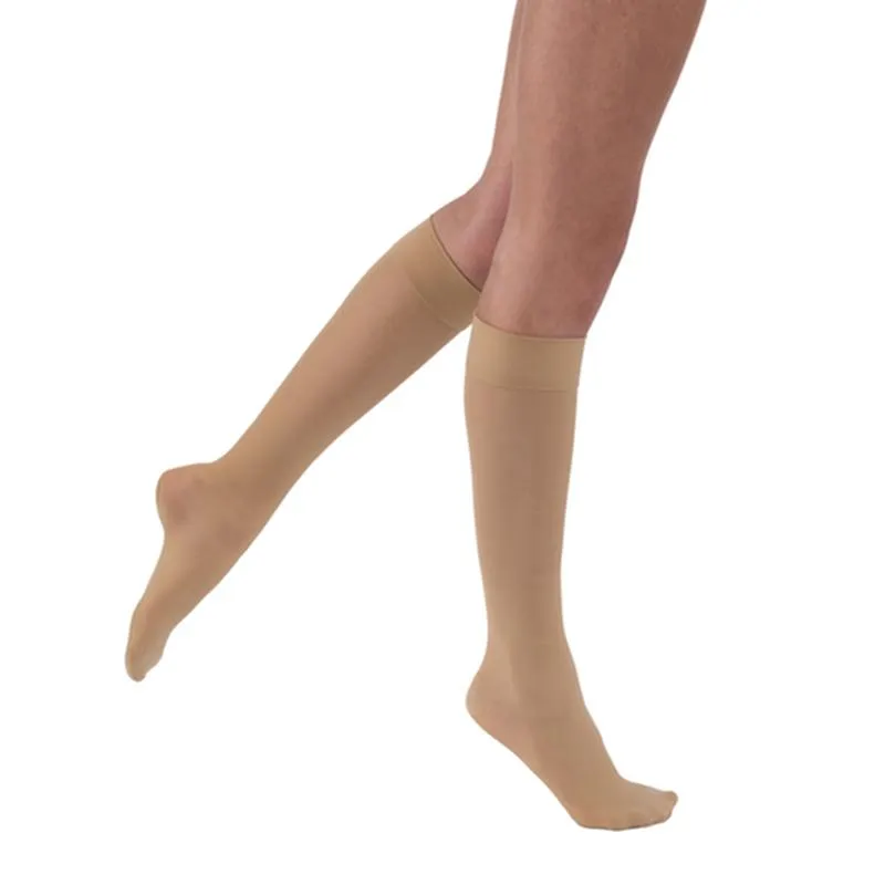 PR/1 JOBST ULTRASHEER WOMEN, KNEE HIGH, 15-20MMHG, MD, NATURAL, CLOSED TOE