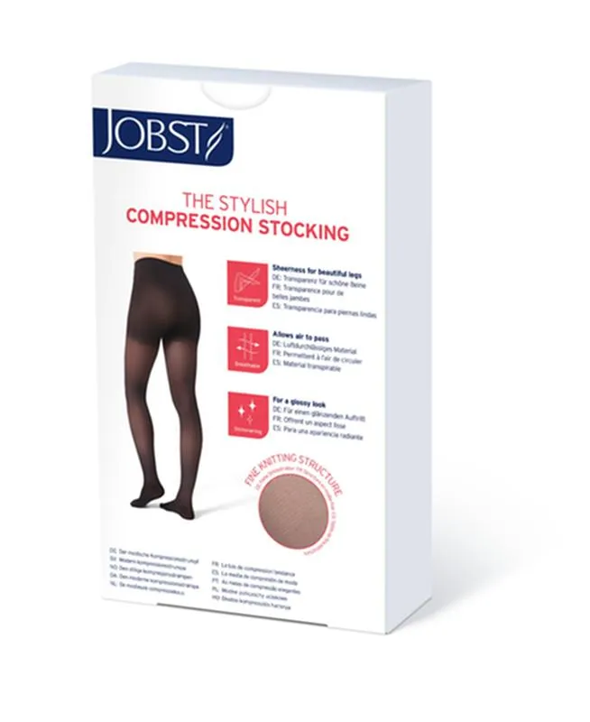 PR/1 JOBST ULTRASHEER WOMEN, PANTYHOSE, 30-40MMHG, SM, NATURAL, CLOSED TOE