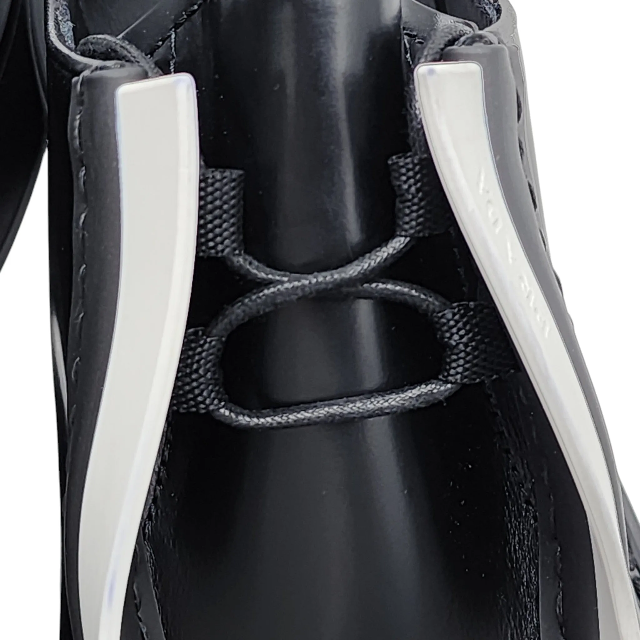 Prada Diapason Opaque Derby Shoes - Brushed Leather - Black 40