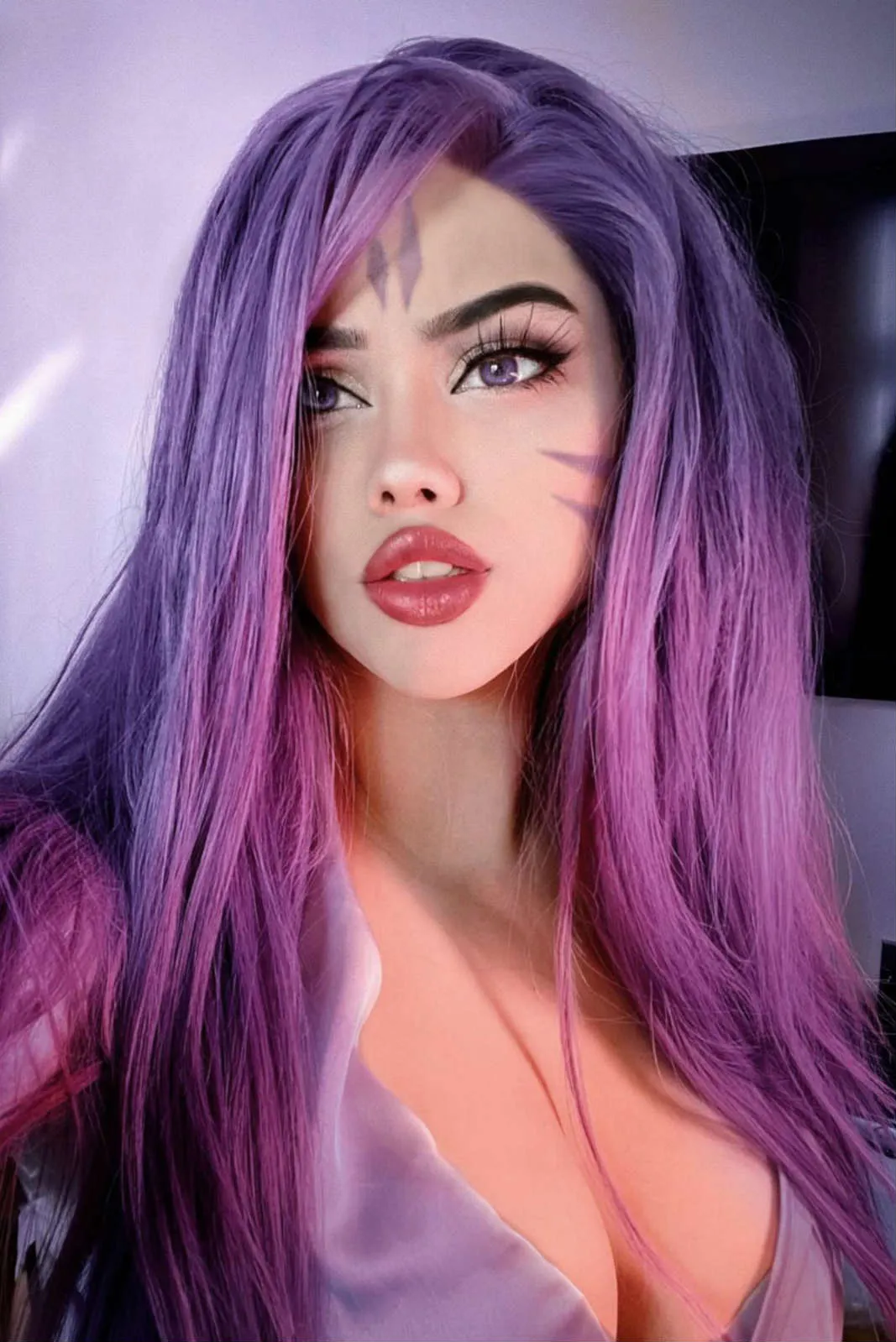 Psylocke｜Synthetic Swiss Lace Front Wig