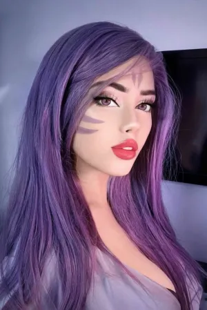 Psylocke｜Synthetic Swiss Lace Front Wig