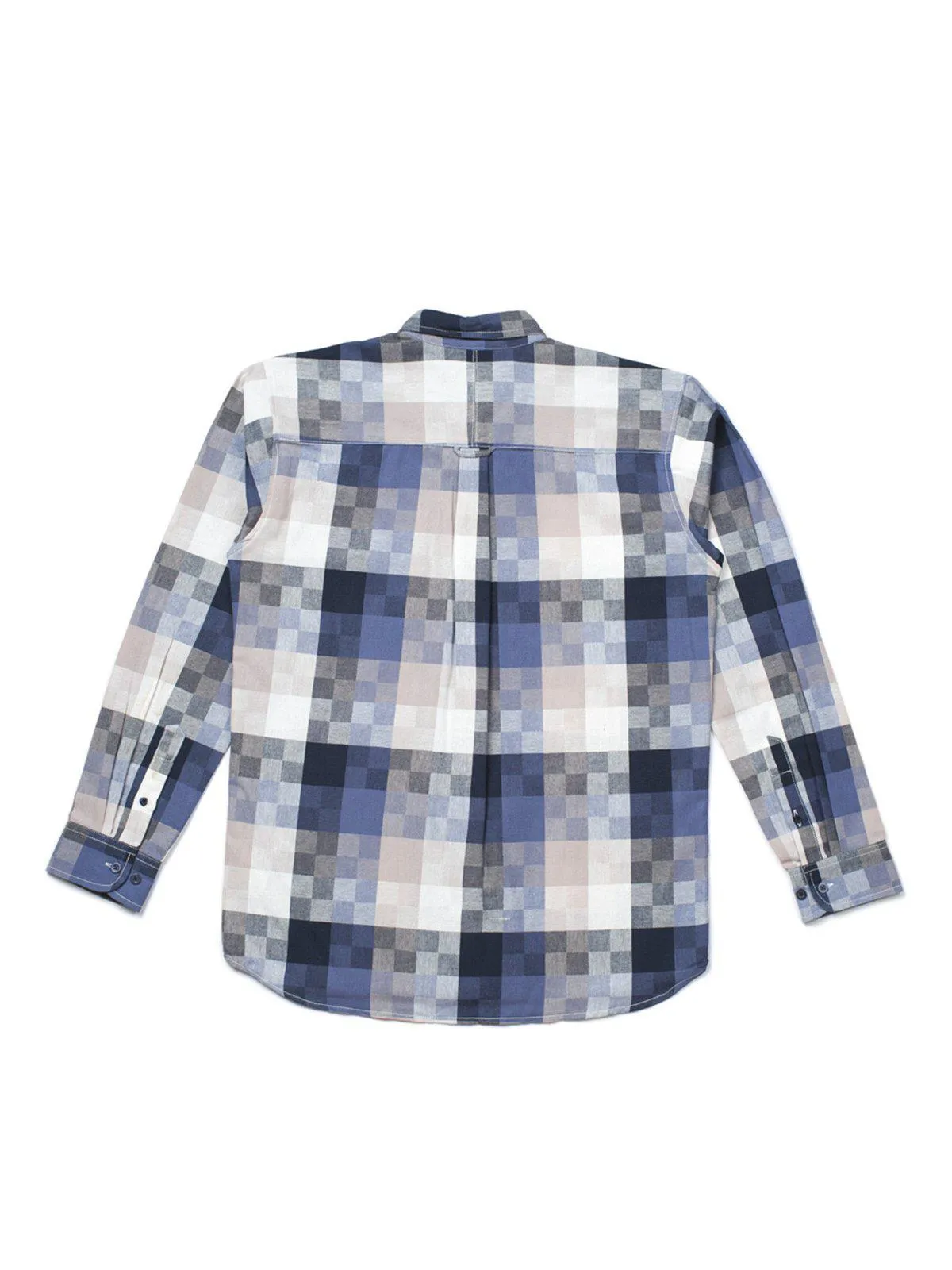 Qutn Button Down LS Crazy Square Oxford