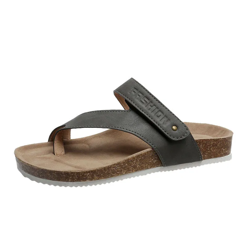 Ring Toe Thick-Sole Flip-Flop Sandals