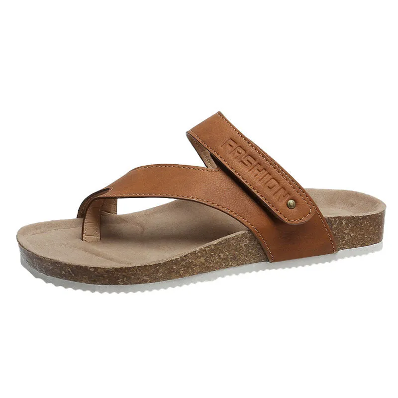 Ring Toe Thick-Sole Flip-Flop Sandals
