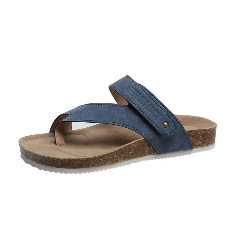 Ring Toe Thick-Sole Flip-Flop Sandals