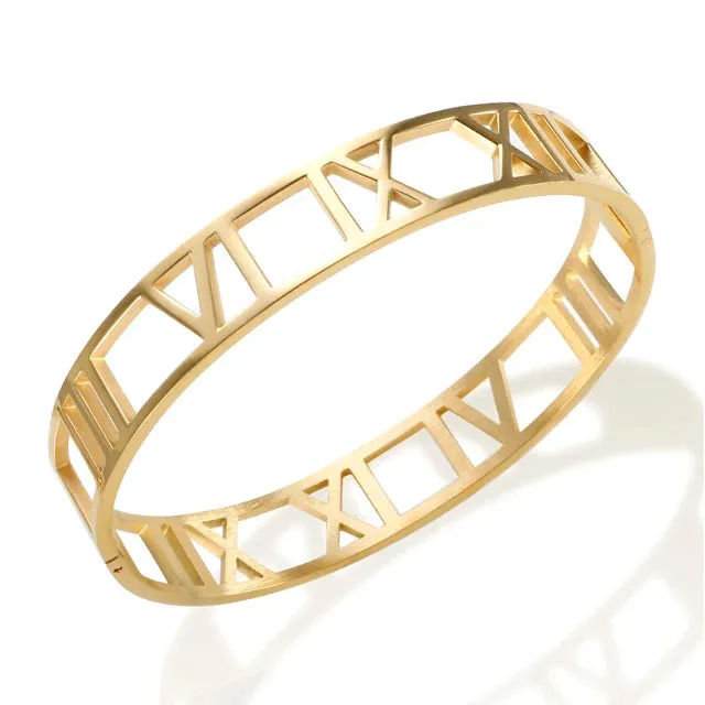 Roman Numeral Bangle