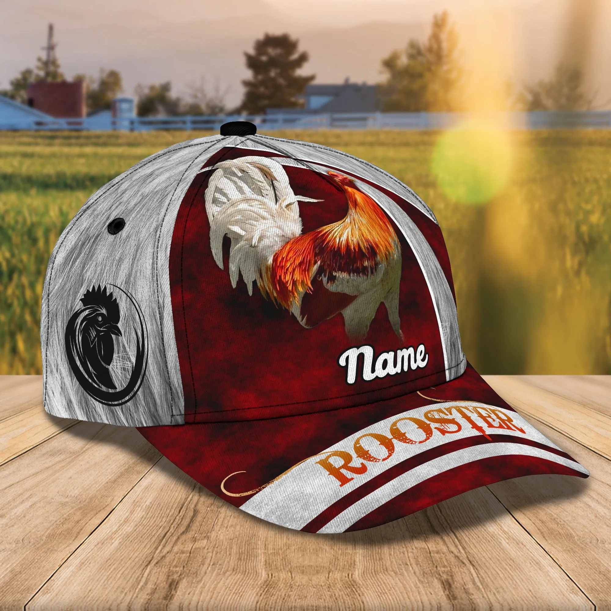 Rooster 04 - Personalize Name Cap  - Loop - Ntp-239