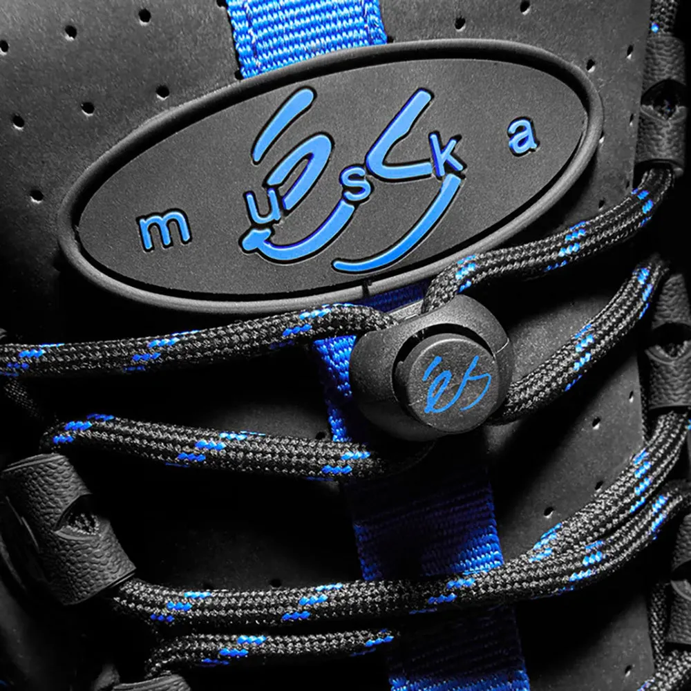 éS Muska Shoes Black/Royal