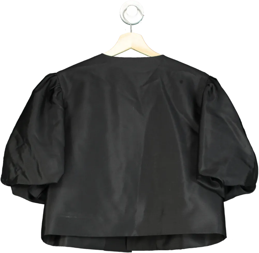 Sanna Black Puff Sleeve Jacket UK M