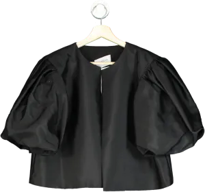 Sanna Black Puff Sleeve Jacket UK M