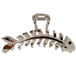 Skeleton Fish Bone Hair Claw Y2K Fashion Accessory