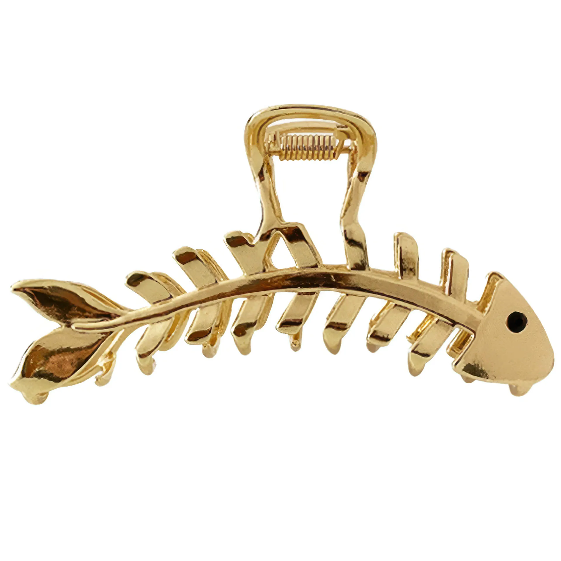 Skeleton Fish Bone Hair Claw Y2K Fashion Accessory