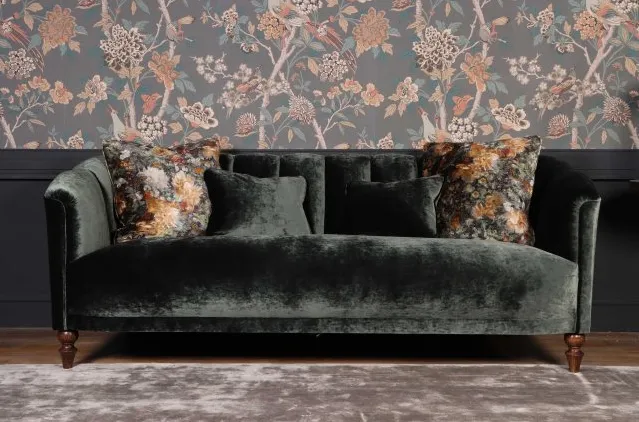 Spink & Edgar Hayworth Midi  Pocket Sprung 3 Seater Sofa with Cushions