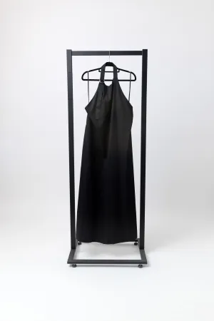 ST. AGNI Ring Detail Halter Dress - Black