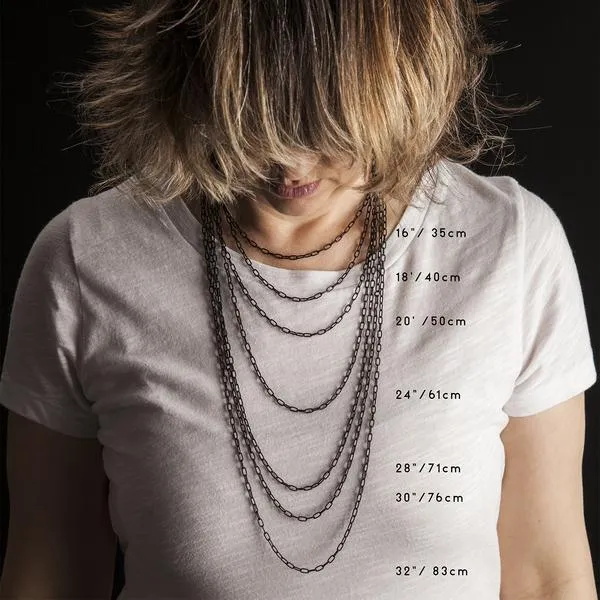 Stockinette Walking Project Bag Necklace in Sterling Silver for Yarn Lovers