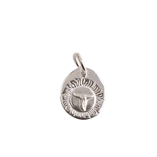 Tady King Stamped Animal Head Pendant