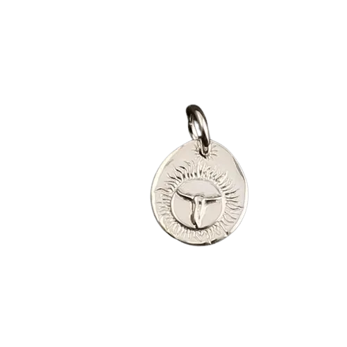 Tady King Stamped Animal Head Pendant