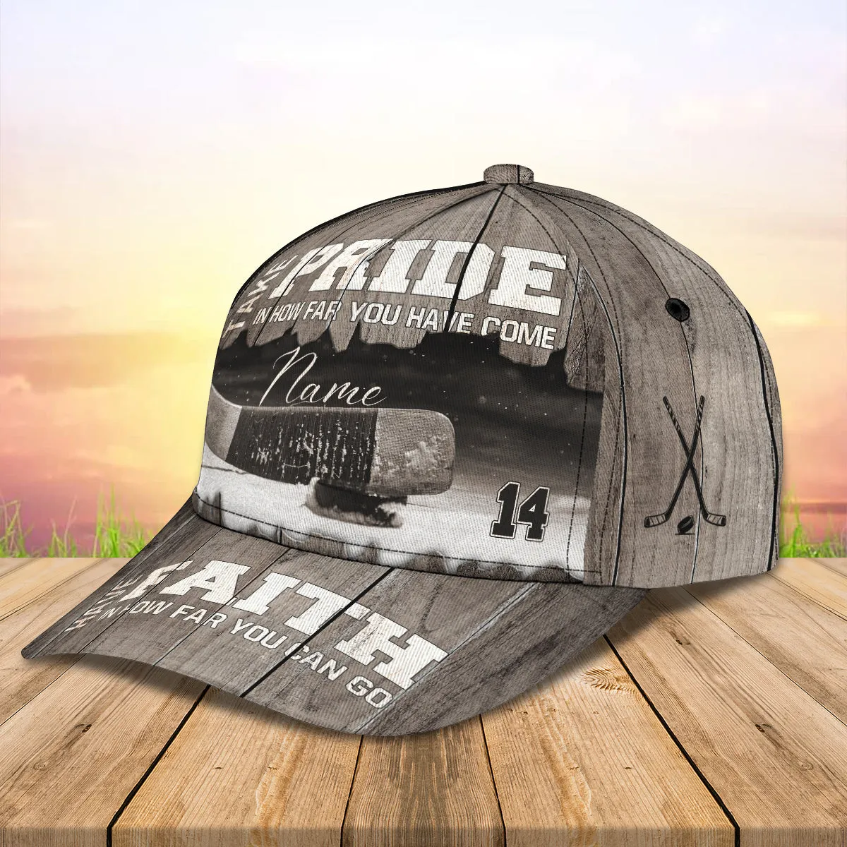Take Pride In How Far You Have Come- Personalized Name Cap - Loop- T2k-235