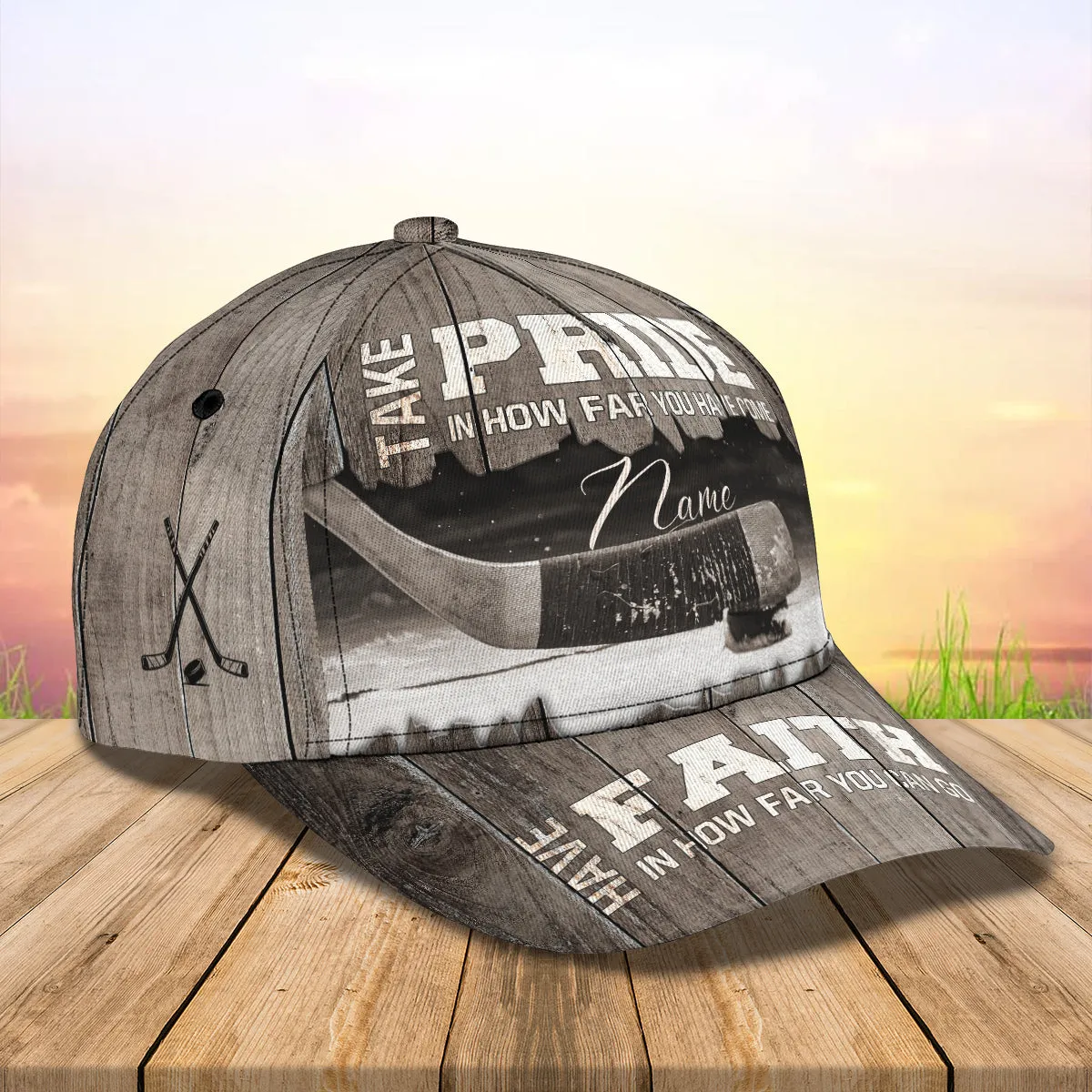 Take Pride In How Far You Have Come- Personalized Name Cap - Loop- T2k-235