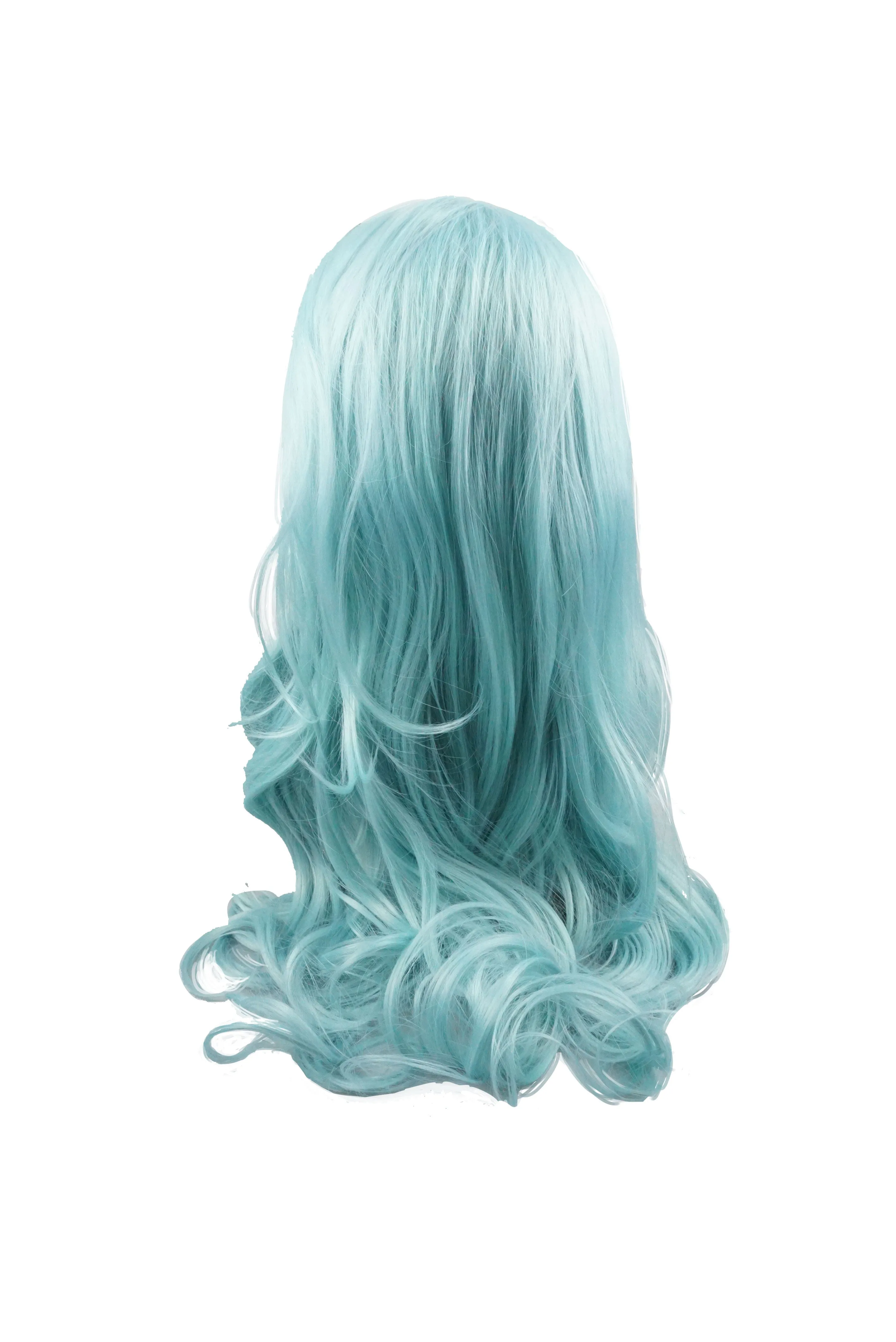 Tiffany blue｜Synthetic Swiss Lace Front Wig